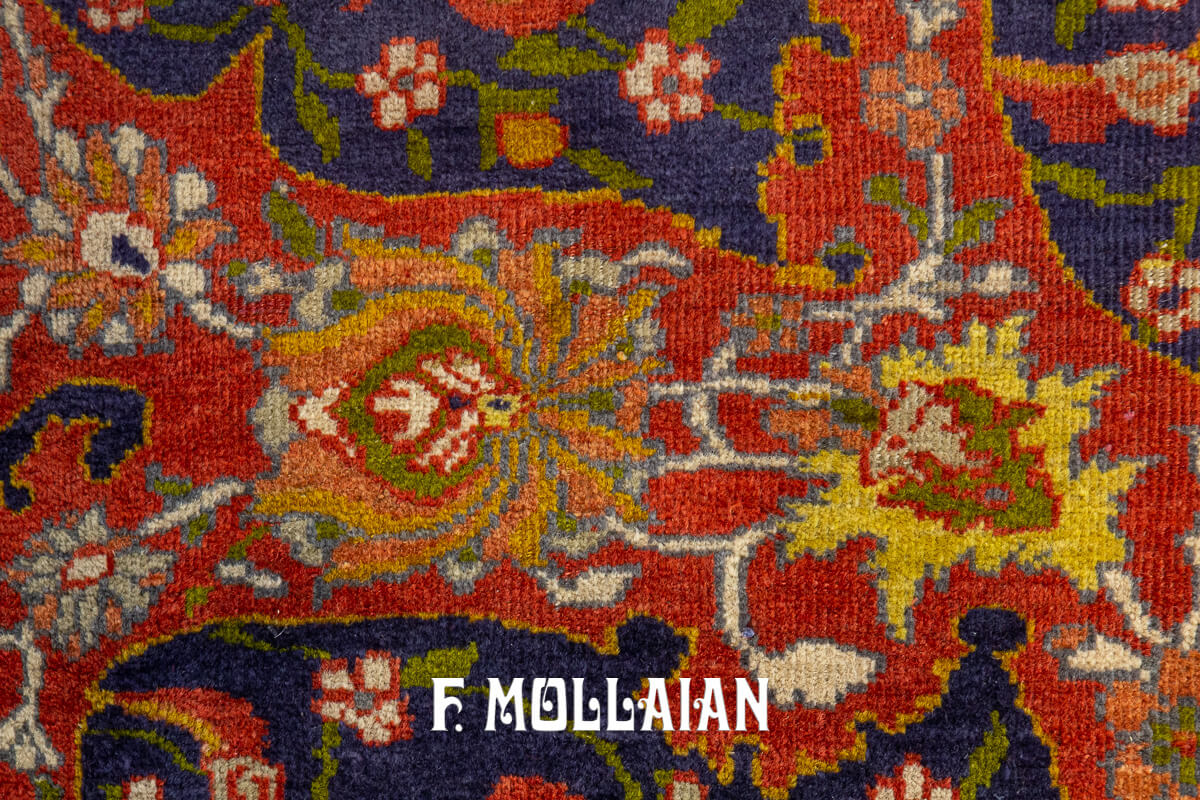 Mahal Ziegler Antique Rug Rust/Red Color n°:271323